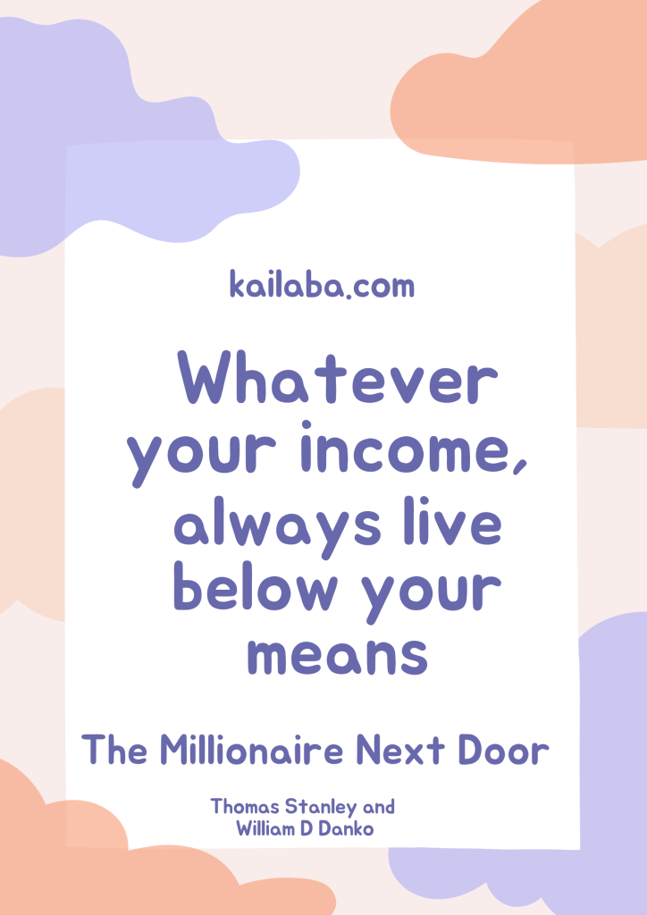 The Millionaire Next Door Summary